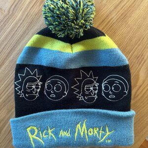 Soft, "Rick and Morty" Branded Beanie w/ PomPom